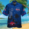 Philadelphia Phillies Short Sleeve Button Up Tropical - Adult & Kids T-Shirts, Sweatshirts & Hoodies apparel design preview 1