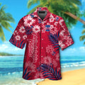Philadelphia Phillies Short Sleeve Button Up Tropical - Adult & Kids T-Shirts, Sweatshirts & Hoodies apparel design preview 1