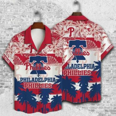 Philadelphia Phillies Tropical Paradise Hawaiian - Adult & Kids T-Shirts, Sweatshirts & Hoodies apparel design preview 1
