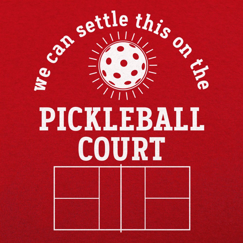 Pickleball Court - Adult & Kids T-Shirts, Sweatshirts & Hoodies apparel design preview 1