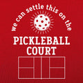 Pickleball Court - Adult & Kids T-Shirts, Sweatshirts & Hoodies apparel design preview 1
