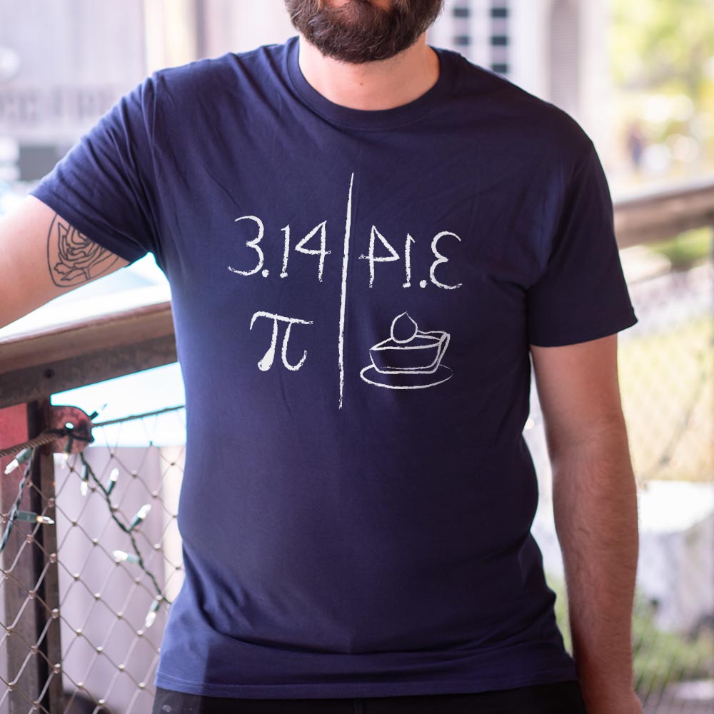 Pi Mirrors Pie - Adult & Kids T-Shirts, Sweatshirts & Hoodies apparel design preview 1