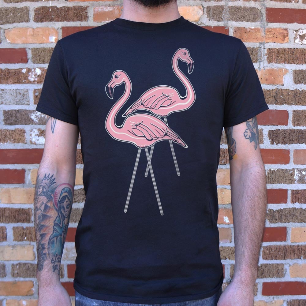 Pink Flamingos - Adult & Kids T-Shirts, Sweatshirts & Hoodies apparel design preview 1