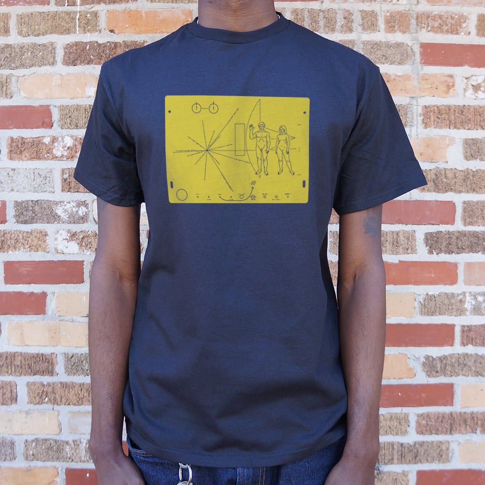 Pioneer Plaque - Adult & Kids T-Shirts, Sweatshirts & Hoodies apparel design preview 1