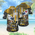 Pittsburg Steelers Team Hawaiian Edition - Adult & Kids T-Shirts, Sweatshirts & Hoodies apparel design preview 1