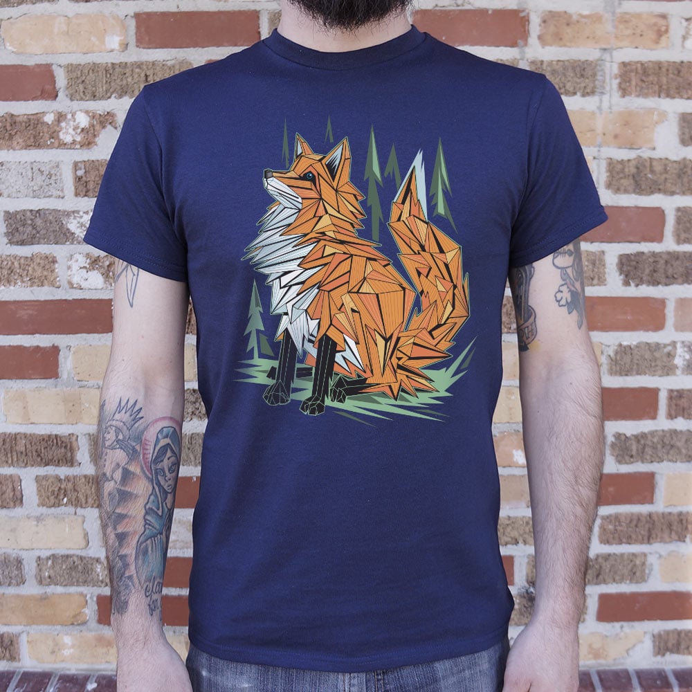Polygon Fox Full Color - Adult & Kids T-Shirts, Sweatshirts & Hoodies apparel design preview 1