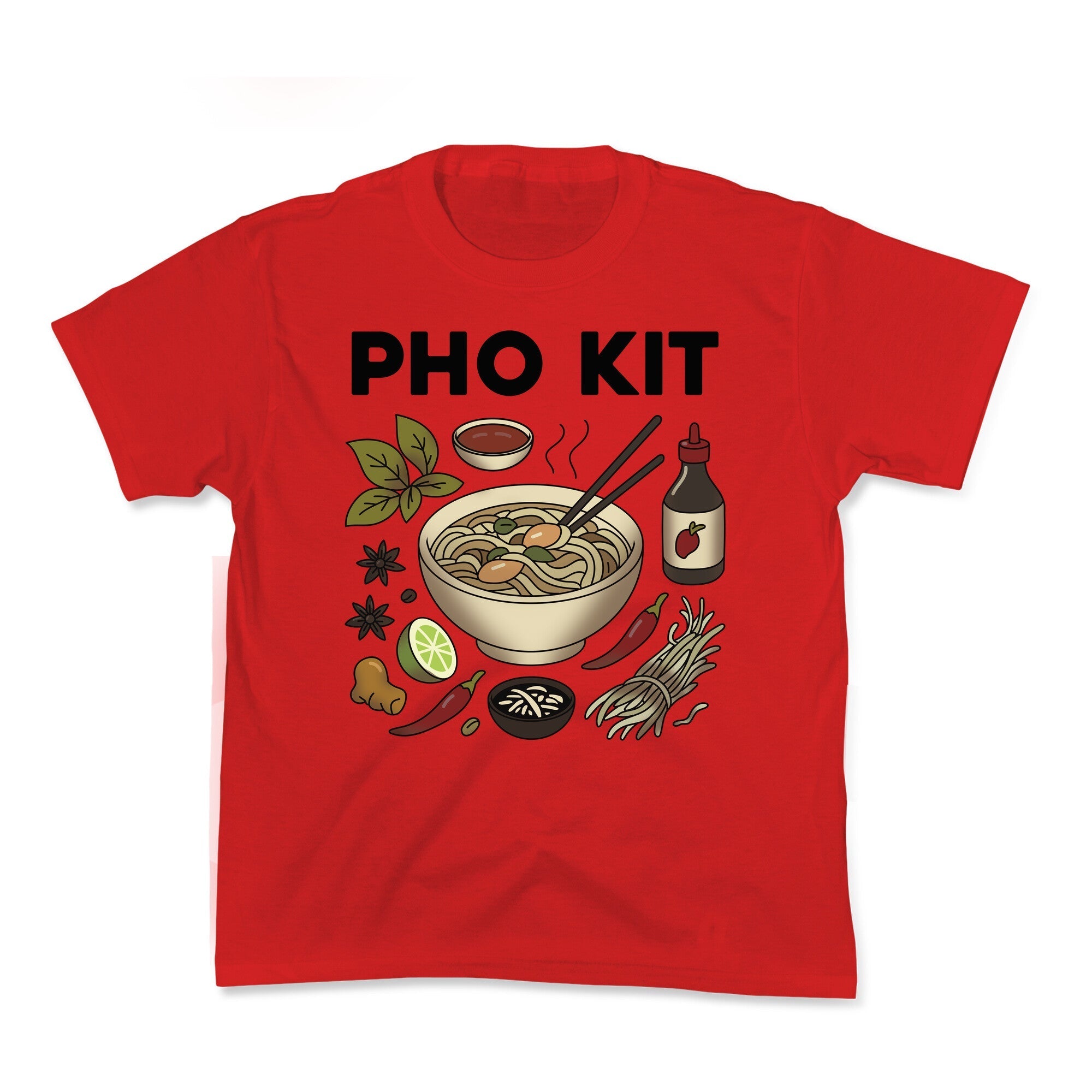 Pho Kit - Adult & Kids T-Shirts, Sweatshirts & Hoodies apparel design preview 1