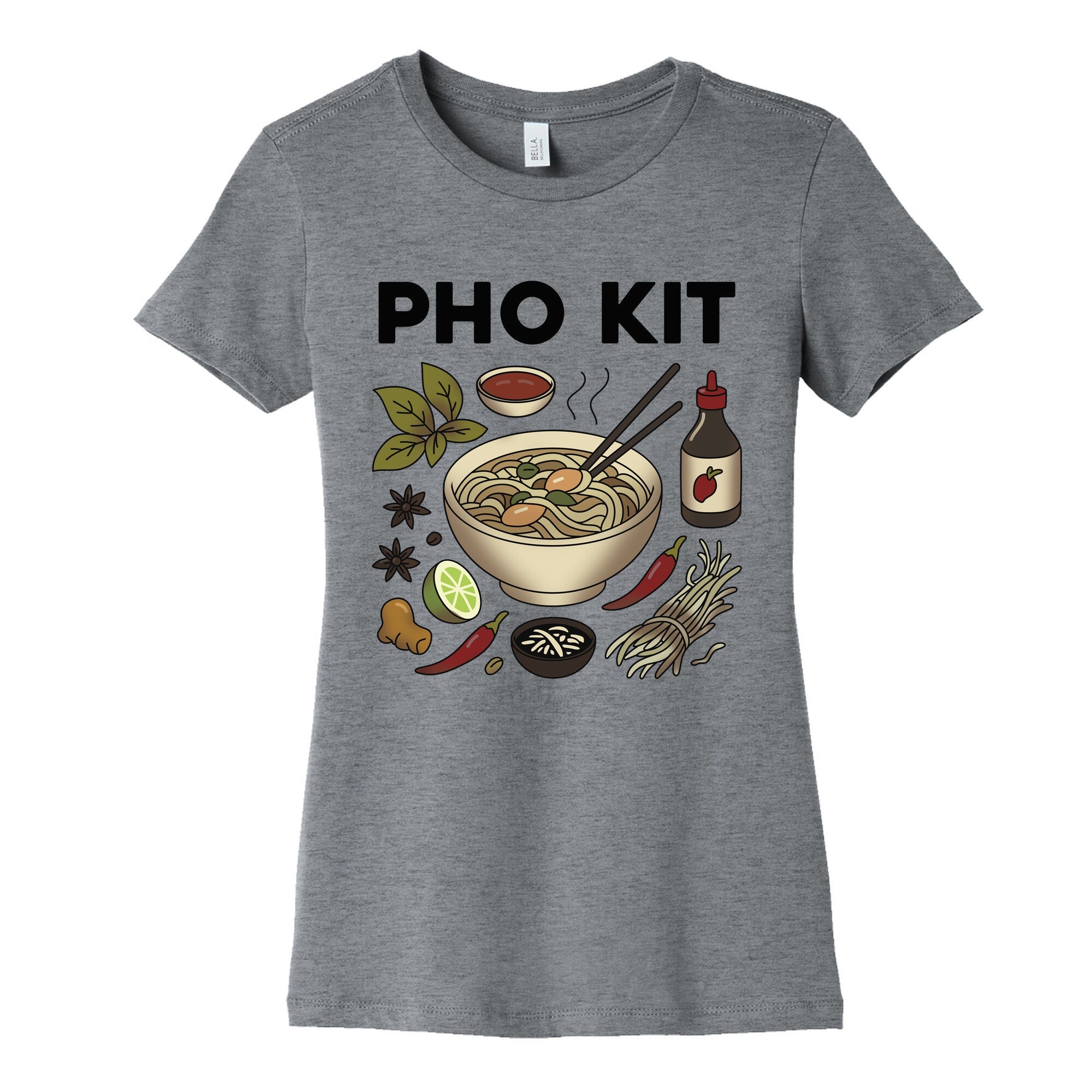 Pho Kit Womens Cotton - Adult & Kids T-Shirts, Sweatshirts & Hoodies apparel design preview 1