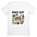 Pho Kit V-Neck - Adult & Kids T-Shirts, Sweatshirts & Hoodies apparel design preview 1