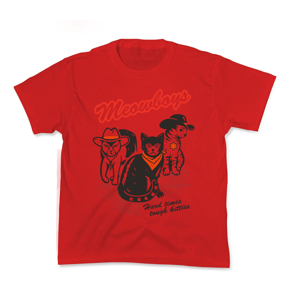 Meowboys - Adult & Kids T-Shirts, Sweatshirts & Hoodies apparel design preview 1