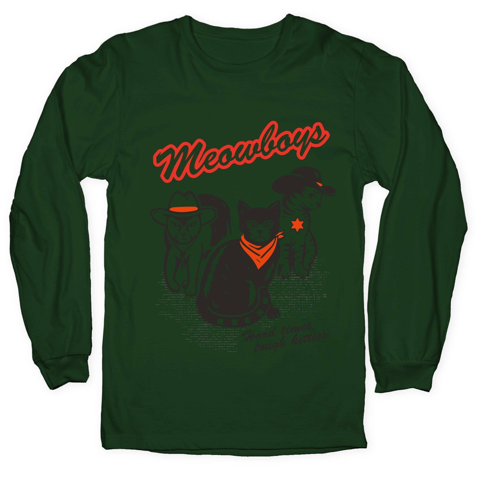 Meowboys - Adult & Kids T-Shirts, Sweatshirts & Hoodies apparel design preview 1