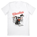 Meowboys V-Neck - Adult & Kids T-Shirts, Sweatshirts & Hoodies apparel design preview 1