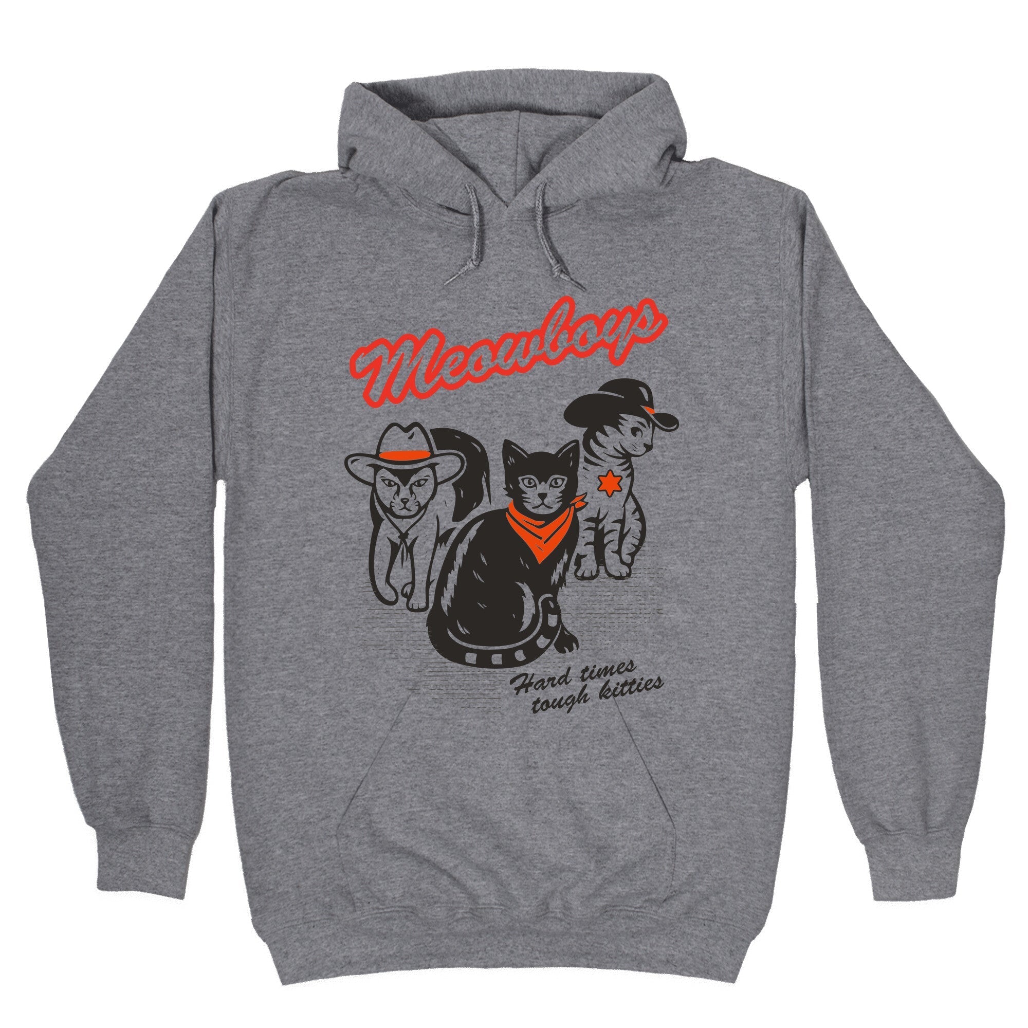 Meowboys - Adult & Kids T-Shirts, Sweatshirts & Hoodies apparel design preview 1