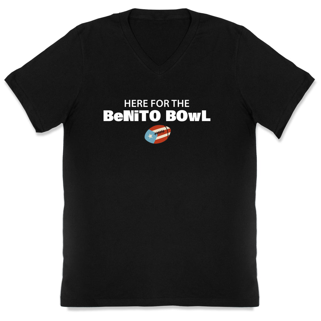 Here for the Benito Bowl V-Neck - Adult & Kids T-Shirts, Sweatshirts & Hoodies apparel design preview 1