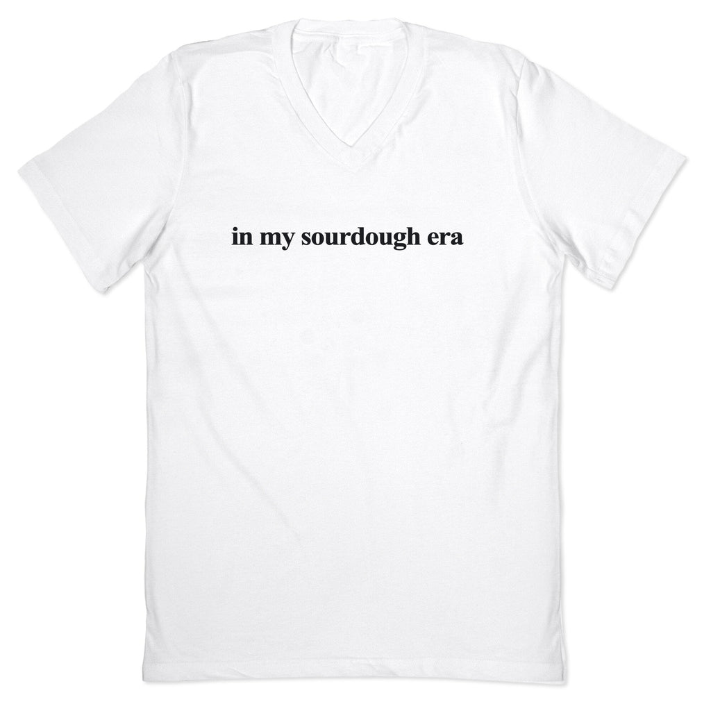 In My Sourdough Era V-Neck - Adult & Kids T-Shirts, Sweatshirts & Hoodies apparel design preview 1