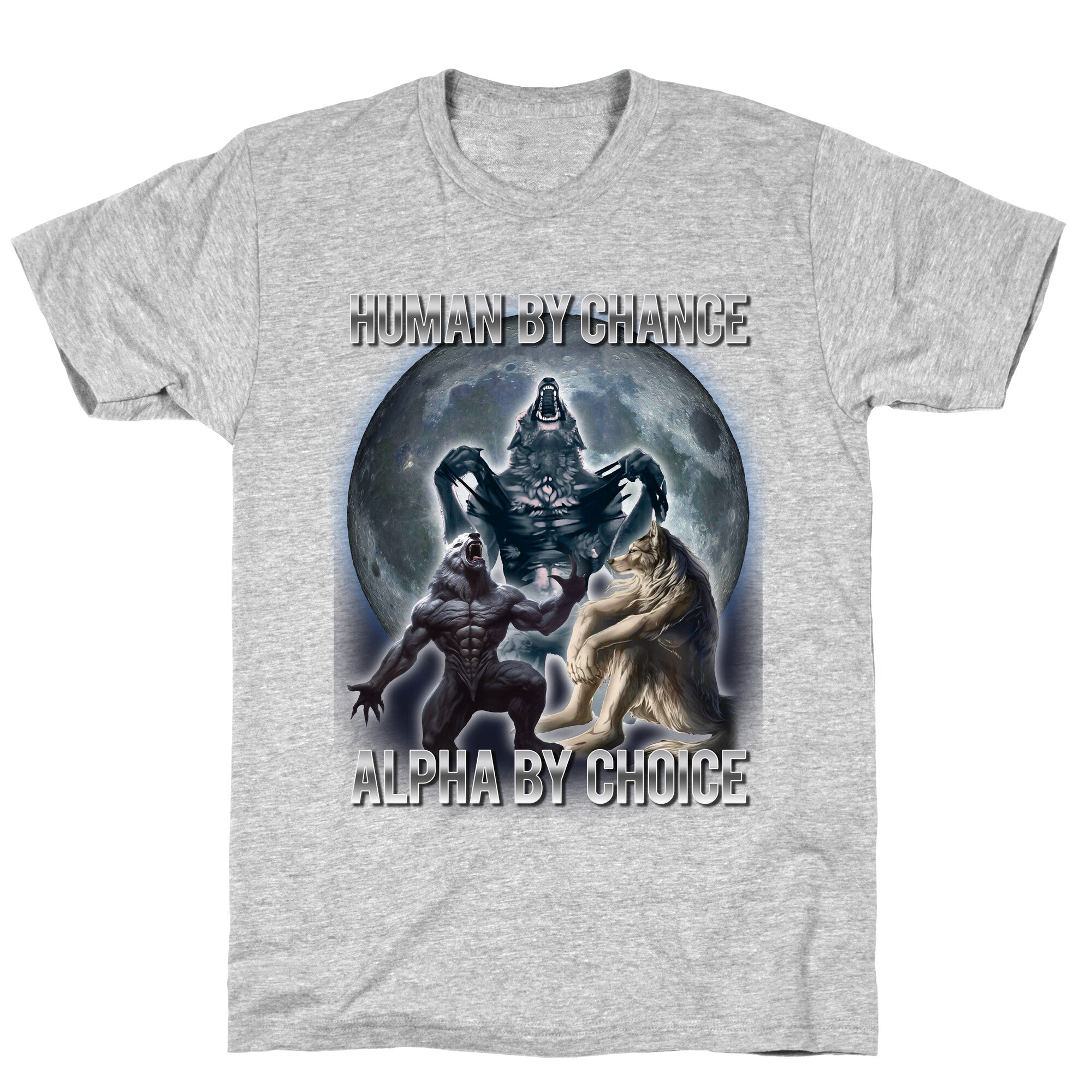 Human By Chance Alpha Choice - Adult & Kids T-Shirts, Sweatshirts & Hoodies apparel design preview 1