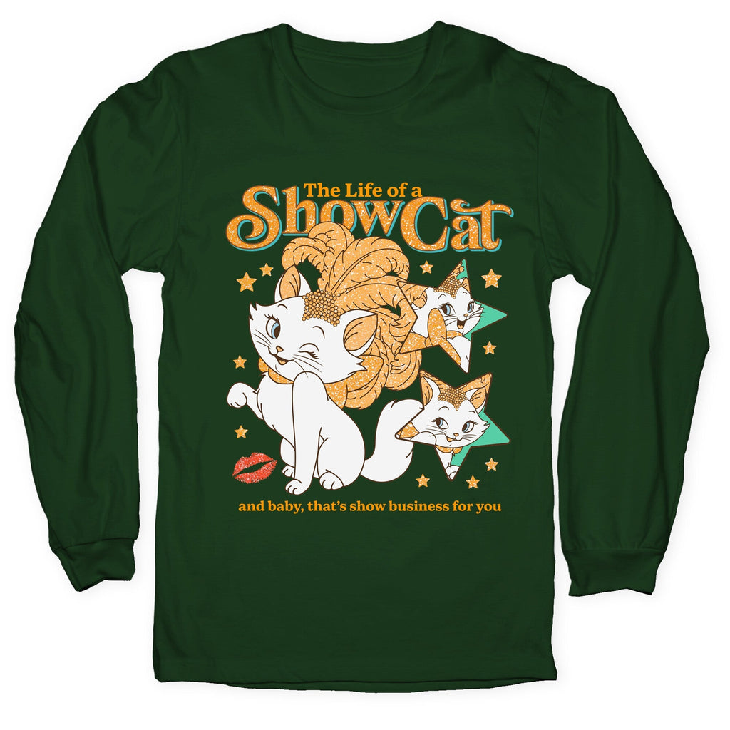 The Life of a Show Cat - Adult & Kids T-Shirts, Sweatshirts & Hoodies apparel design preview 1