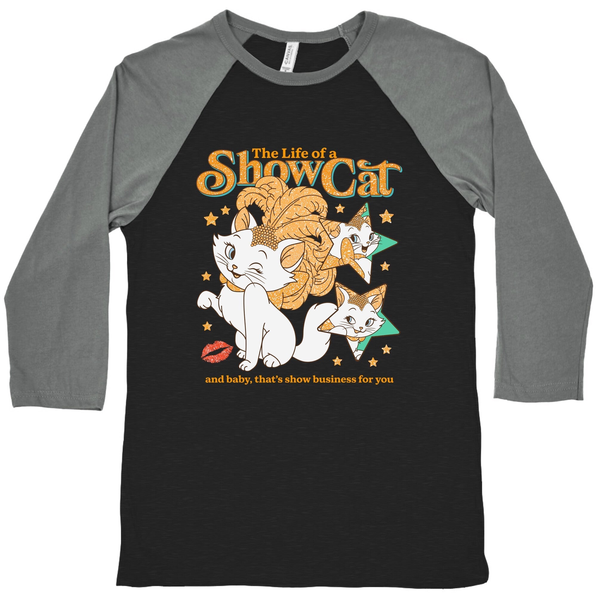 The Life of a Show Cat Baseball - Adult & Kids T-Shirts, Sweatshirts & Hoodies apparel design preview 1