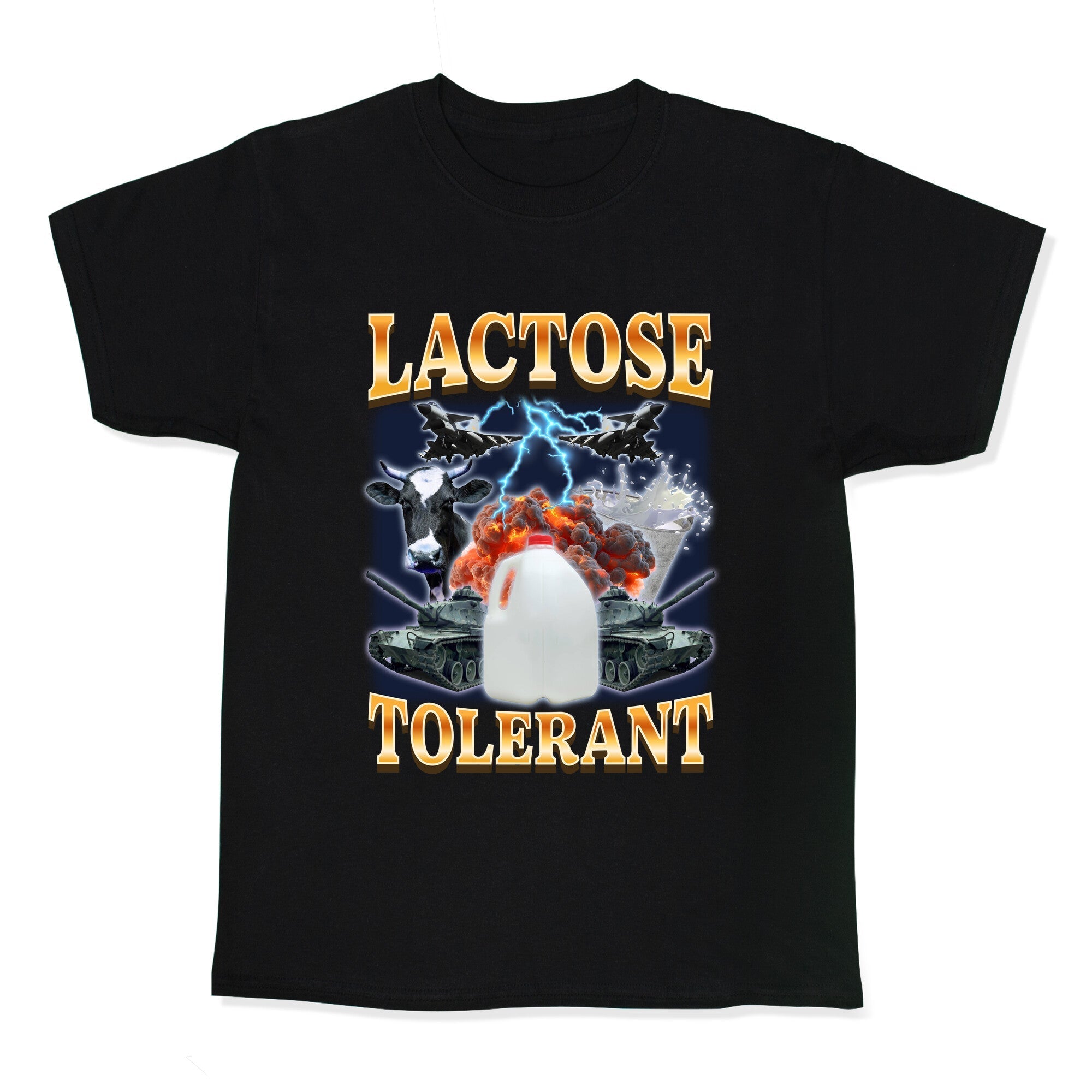 Lactose Tolerant - Adult & Kids T-Shirts, Sweatshirts & Hoodies apparel design preview 1