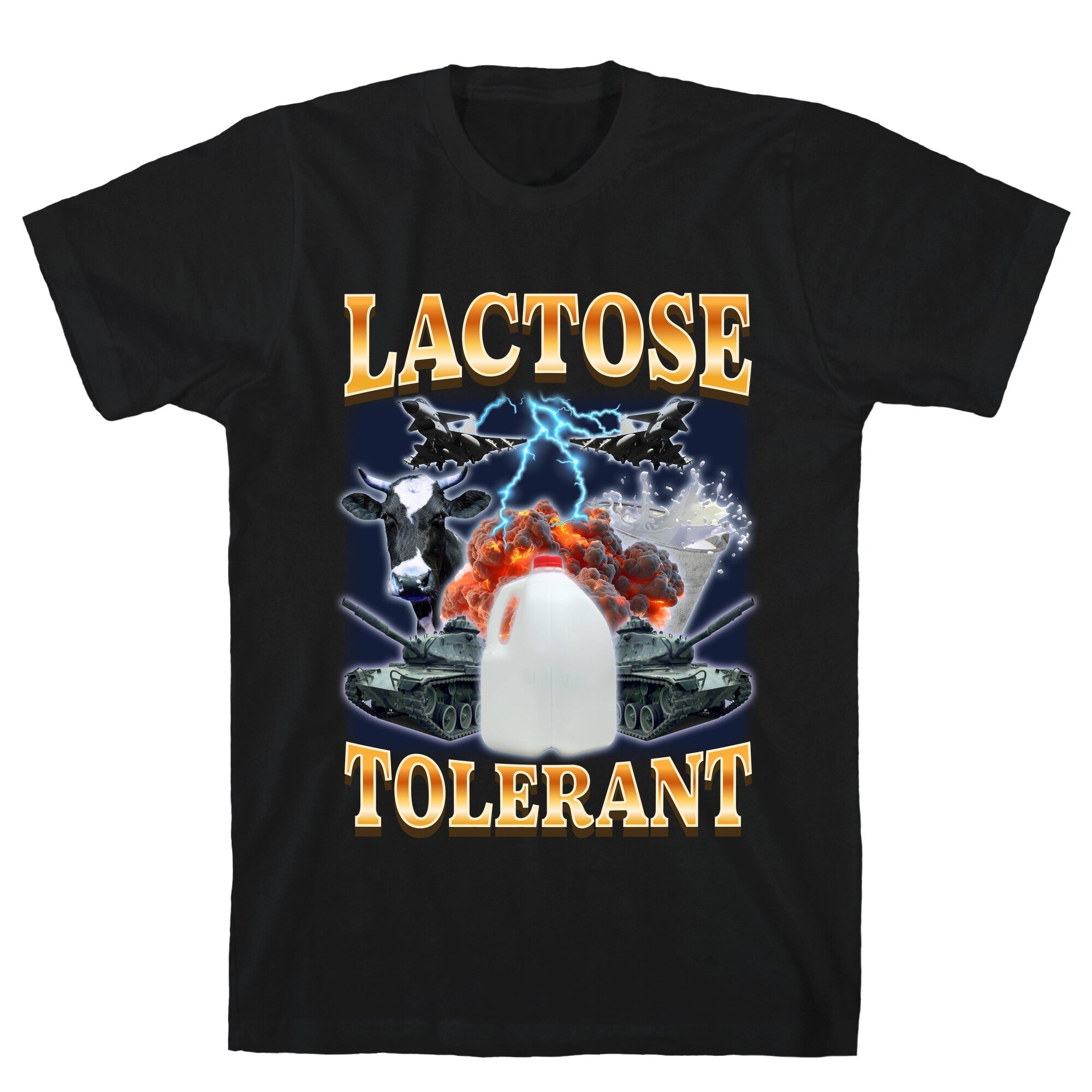 Lactose Tolerant - Adult & Kids T-Shirts, Sweatshirts & Hoodies apparel design preview 1