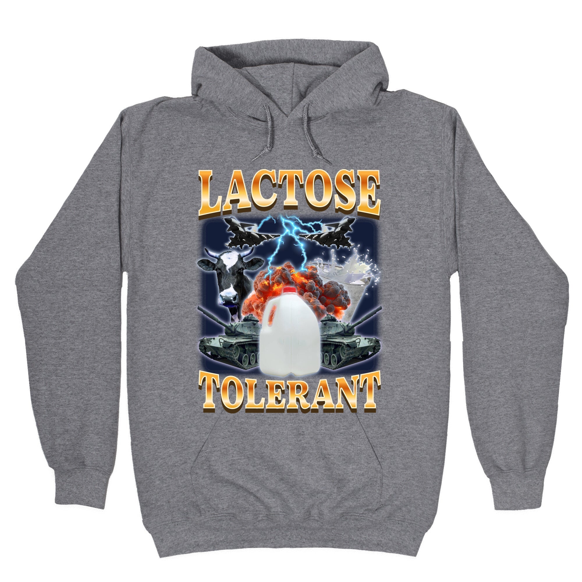 Lactose Tolerant - Adult & Kids T-Shirts, Sweatshirts & Hoodies apparel design preview 1