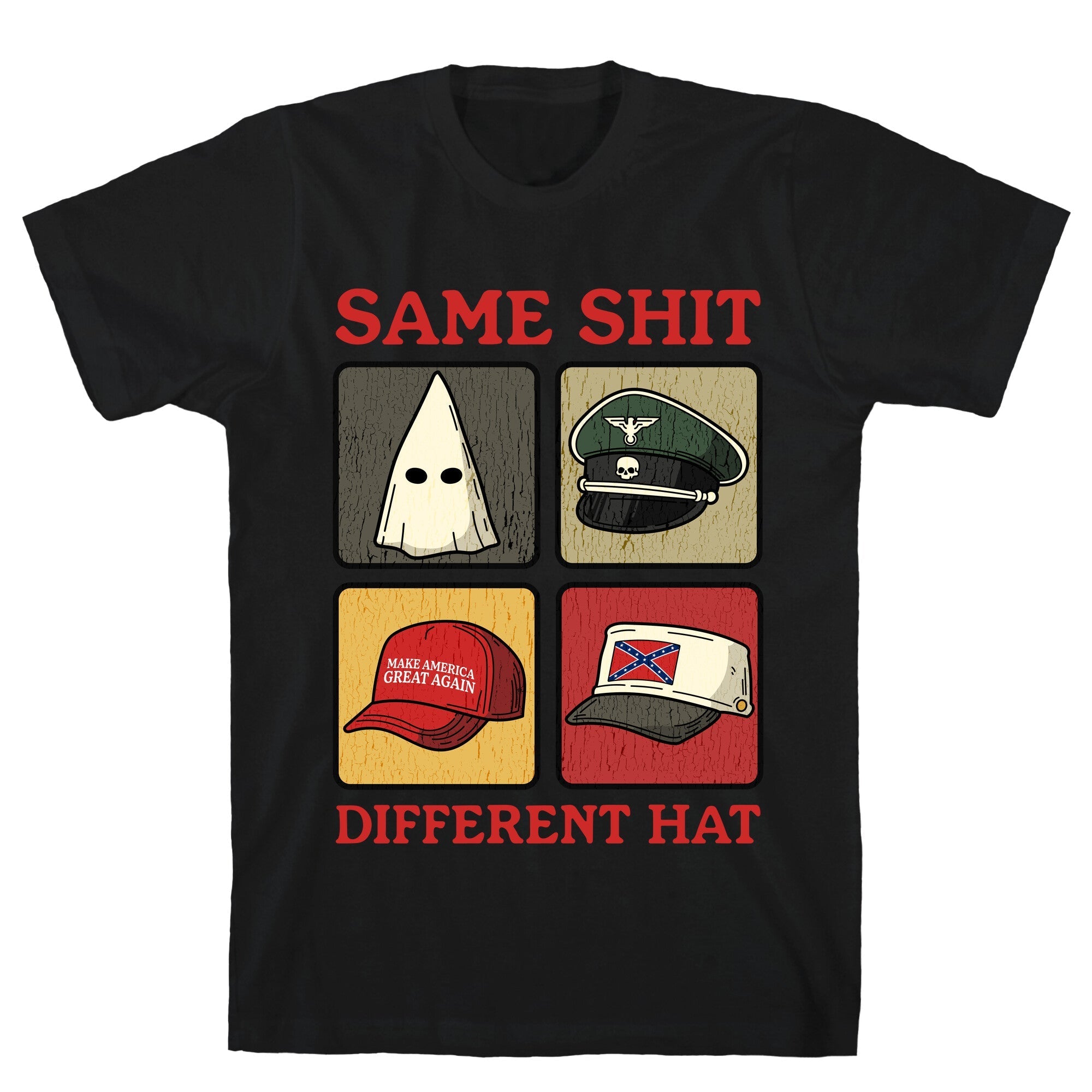 Same Shit Different Hat - Adult & Kids T-Shirts, Sweatshirts & Hoodies apparel design preview 1