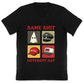Same Shit Different Hat V-Neck - Adult & Kids T-Shirts, Sweatshirts & Hoodies apparel design preview 1