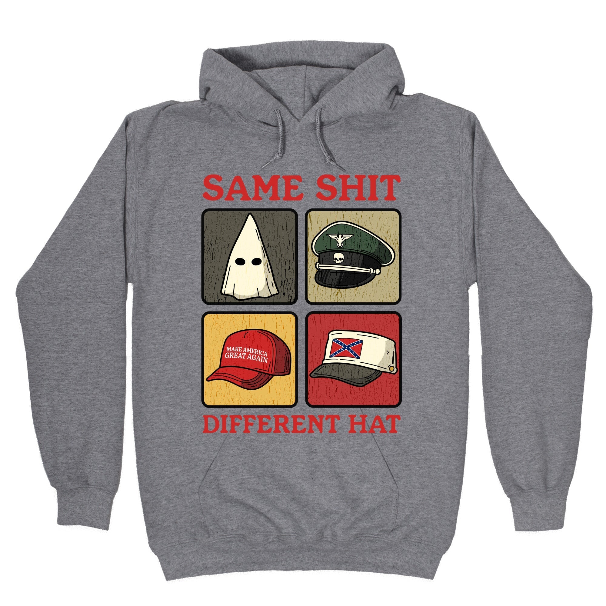 Same Shit Different Hat - Adult & Kids T-Shirts, Sweatshirts & Hoodies apparel design preview 1