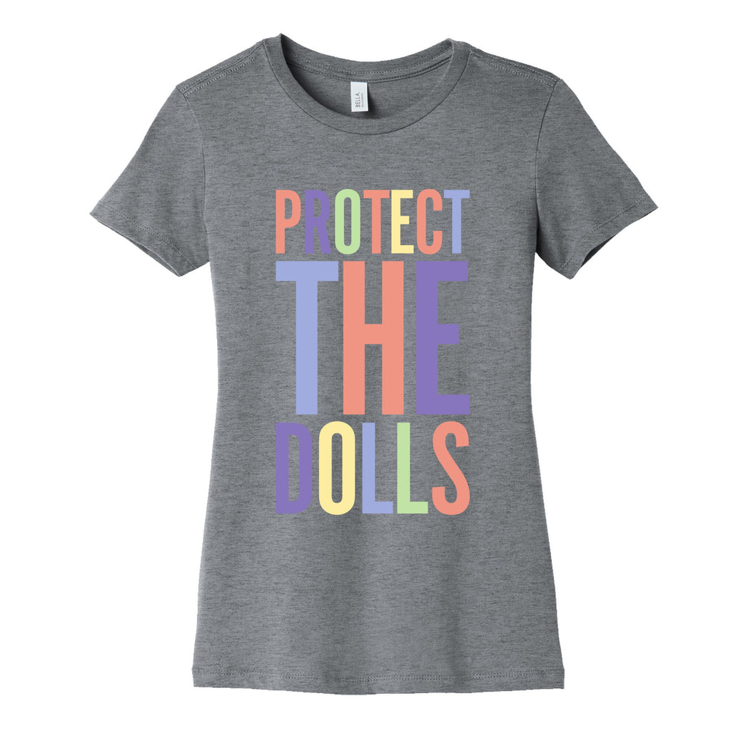 Protect The Dolls Trans Rights Womens Cotton - Adult & Kids T-Shirts, Sweatshirts & Hoodies apparel design preview 1
