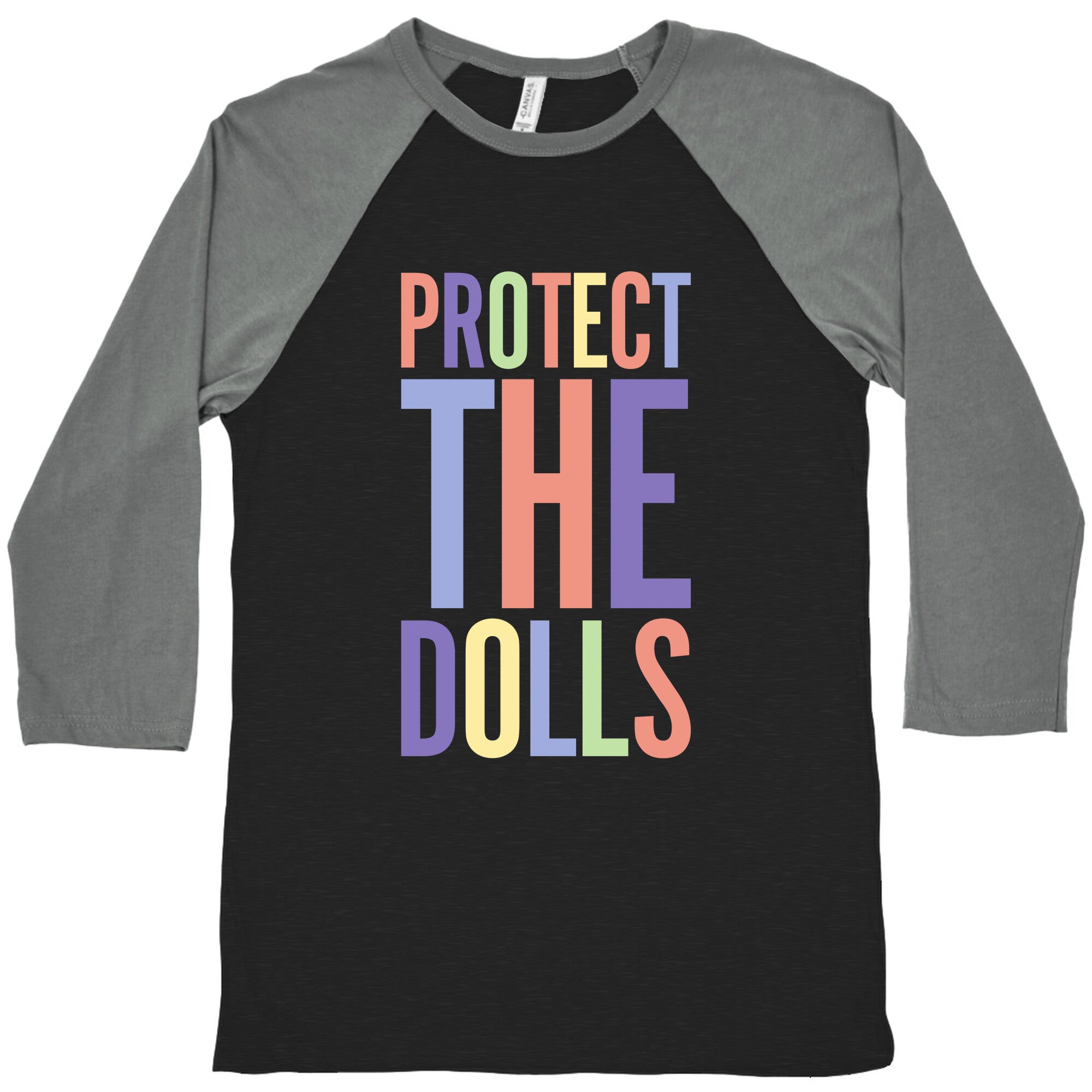 Protect The Dolls Trans Rights Baseball - Adult & Kids T-Shirts, Sweatshirts & Hoodies apparel design preview 1