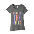 Protect The Dolls Trans Rights Womens Triblend - Adult & Kids T-Shirts, Sweatshirts & Hoodies apparel design preview 1