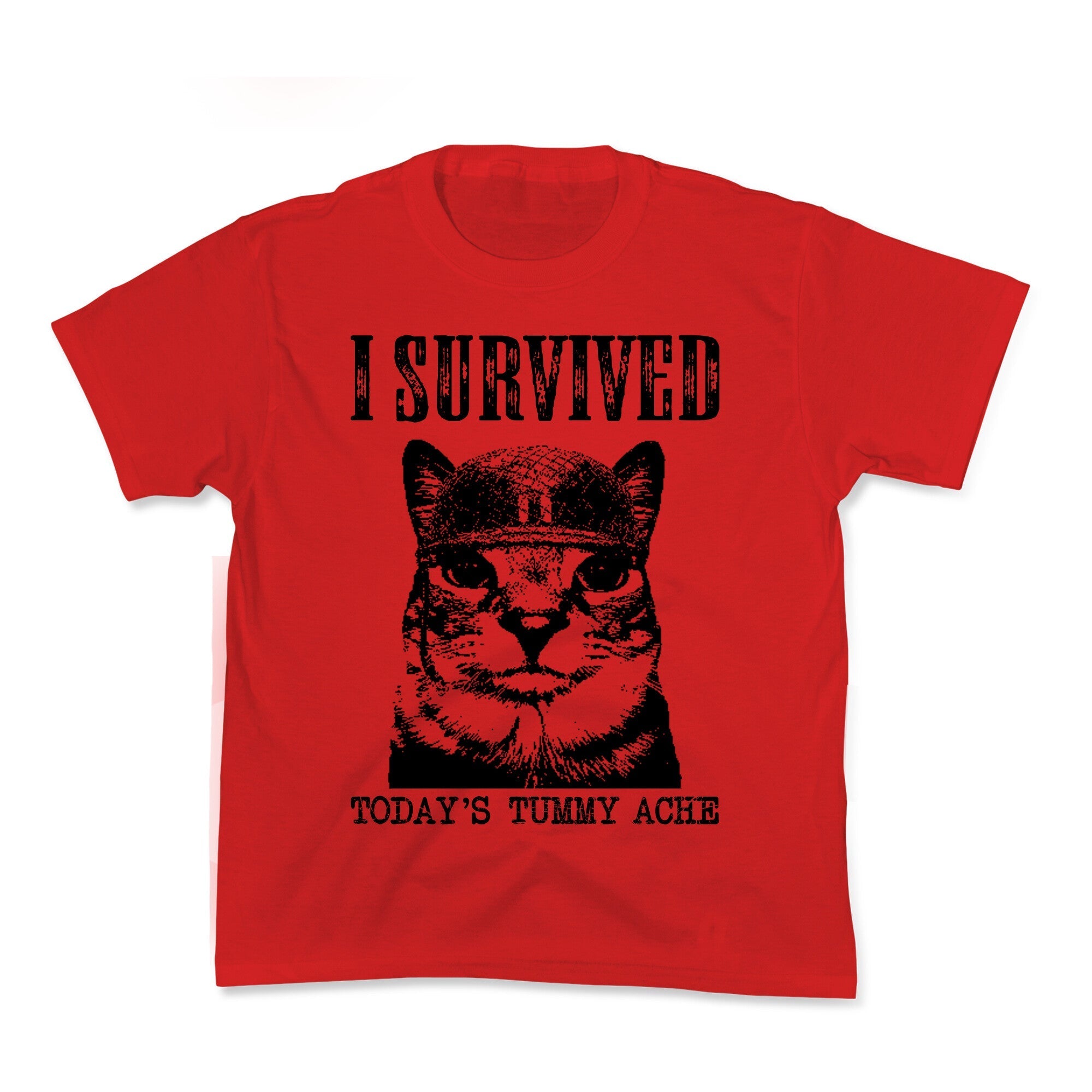 Tummy Ache Survivor - Adult & Kids T-Shirts, Sweatshirts & Hoodies apparel design preview 1