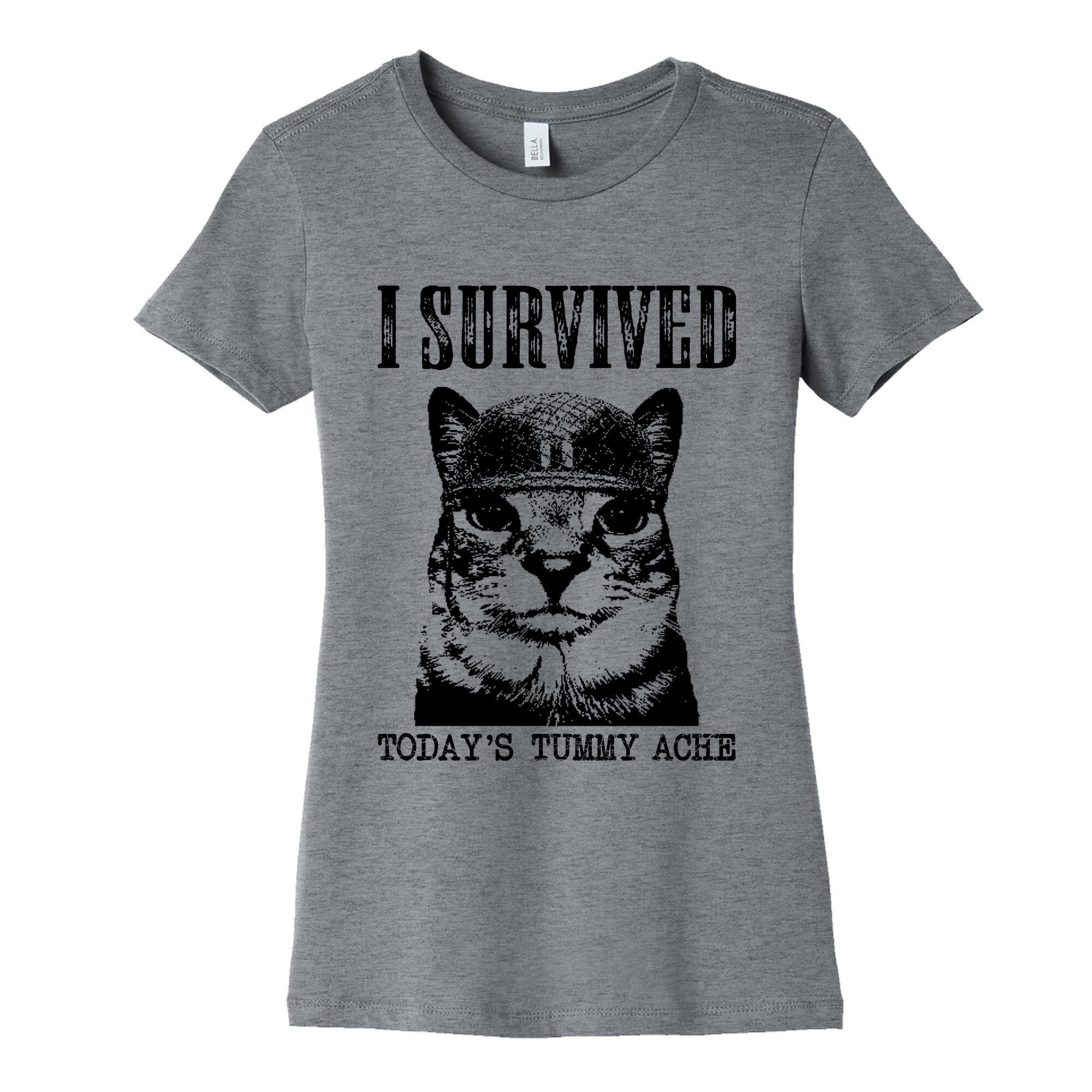 Tummy Ache Survivor Womens Cotton - Adult & Kids T-Shirts, Sweatshirts & Hoodies apparel design preview 1