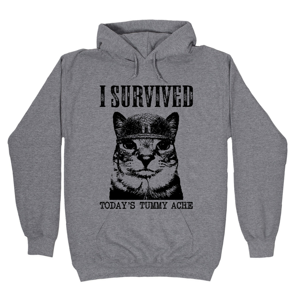 Tummy Ache Survivor - Adult & Kids T-Shirts, Sweatshirts & Hoodies apparel design preview 1