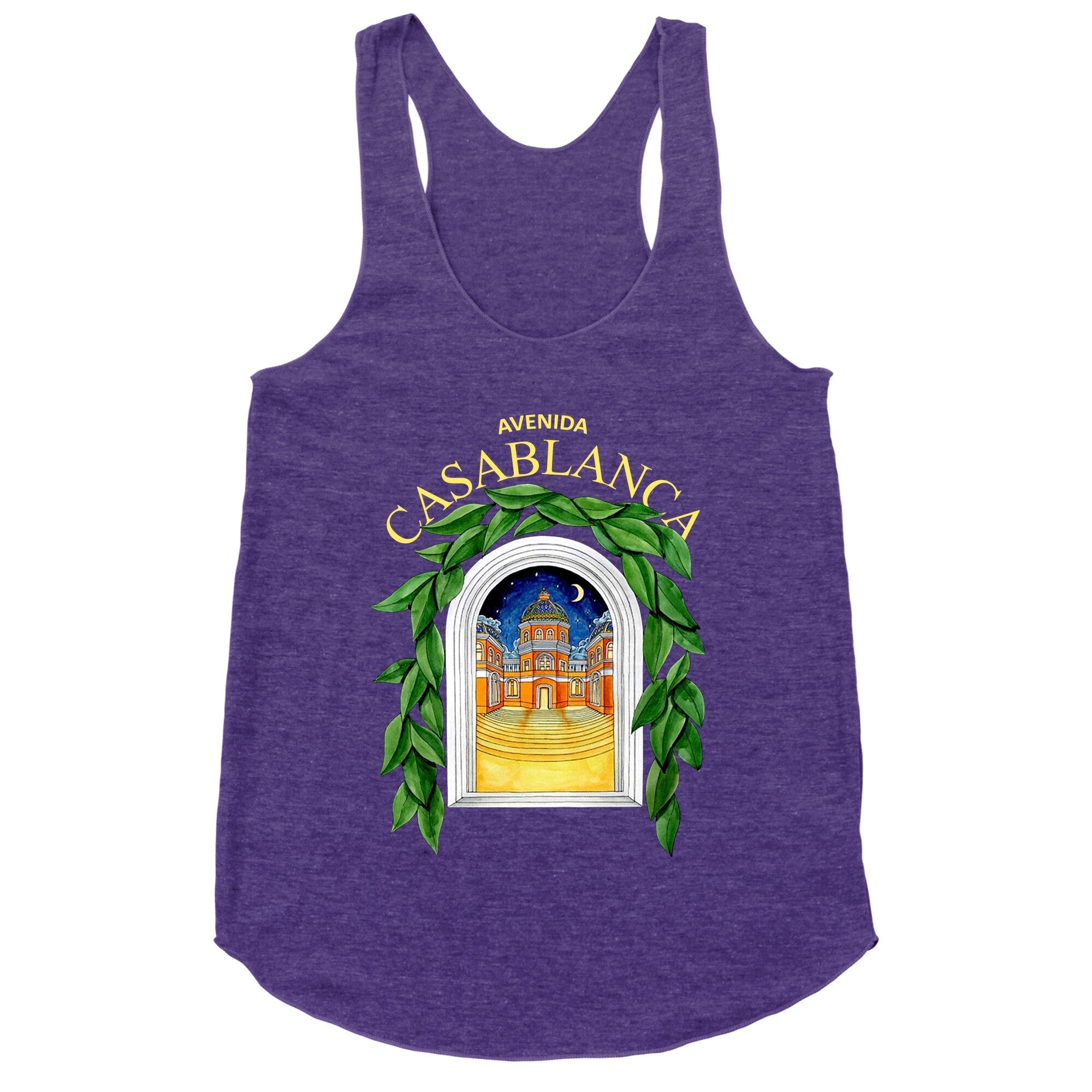 Casa Blanca Racerback Tank - Adult & Kids T-Shirts, Sweatshirts & Hoodies apparel design preview 1
