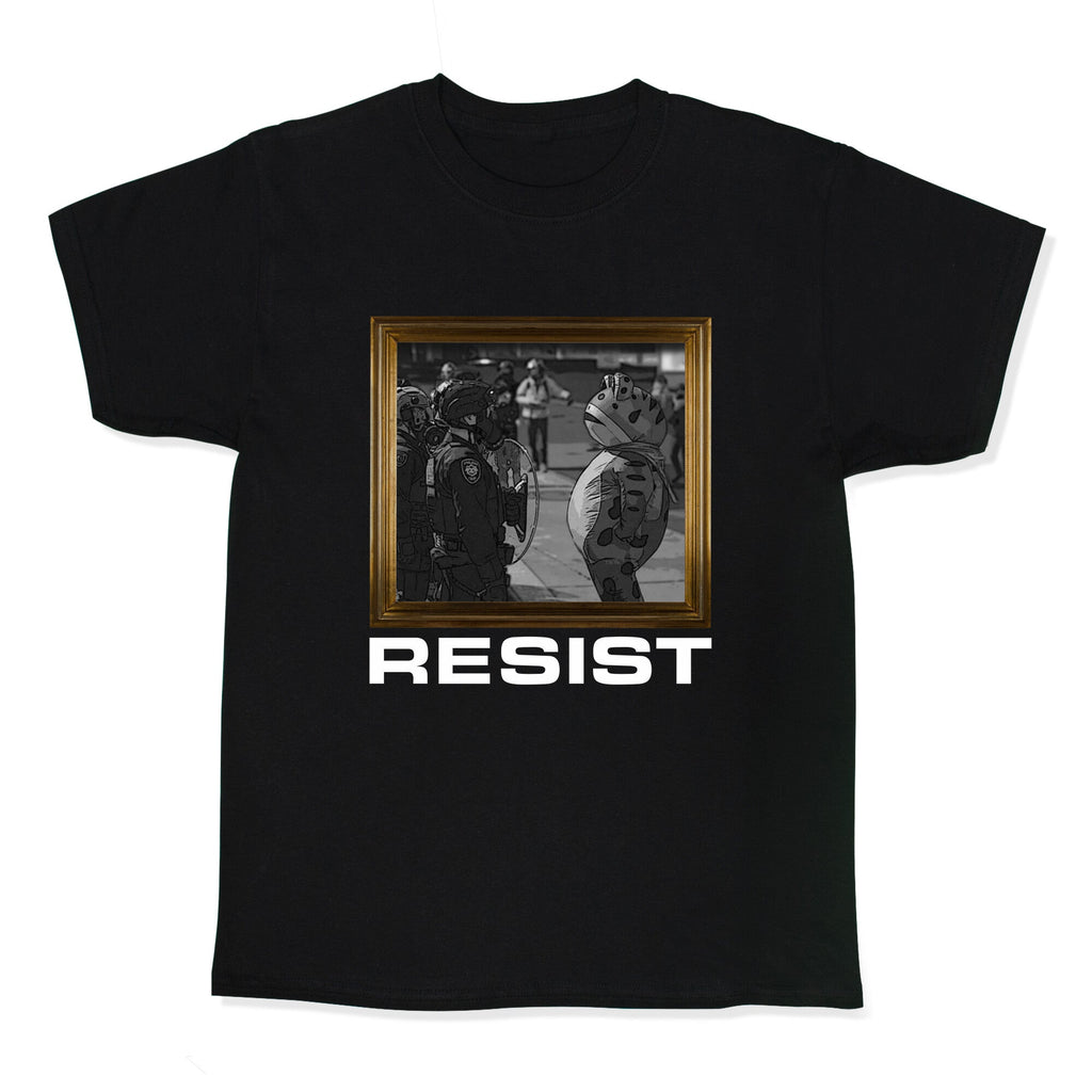 Portland Protest Frog - Adult & Kids T-Shirts, Sweatshirts & Hoodies apparel design preview 1