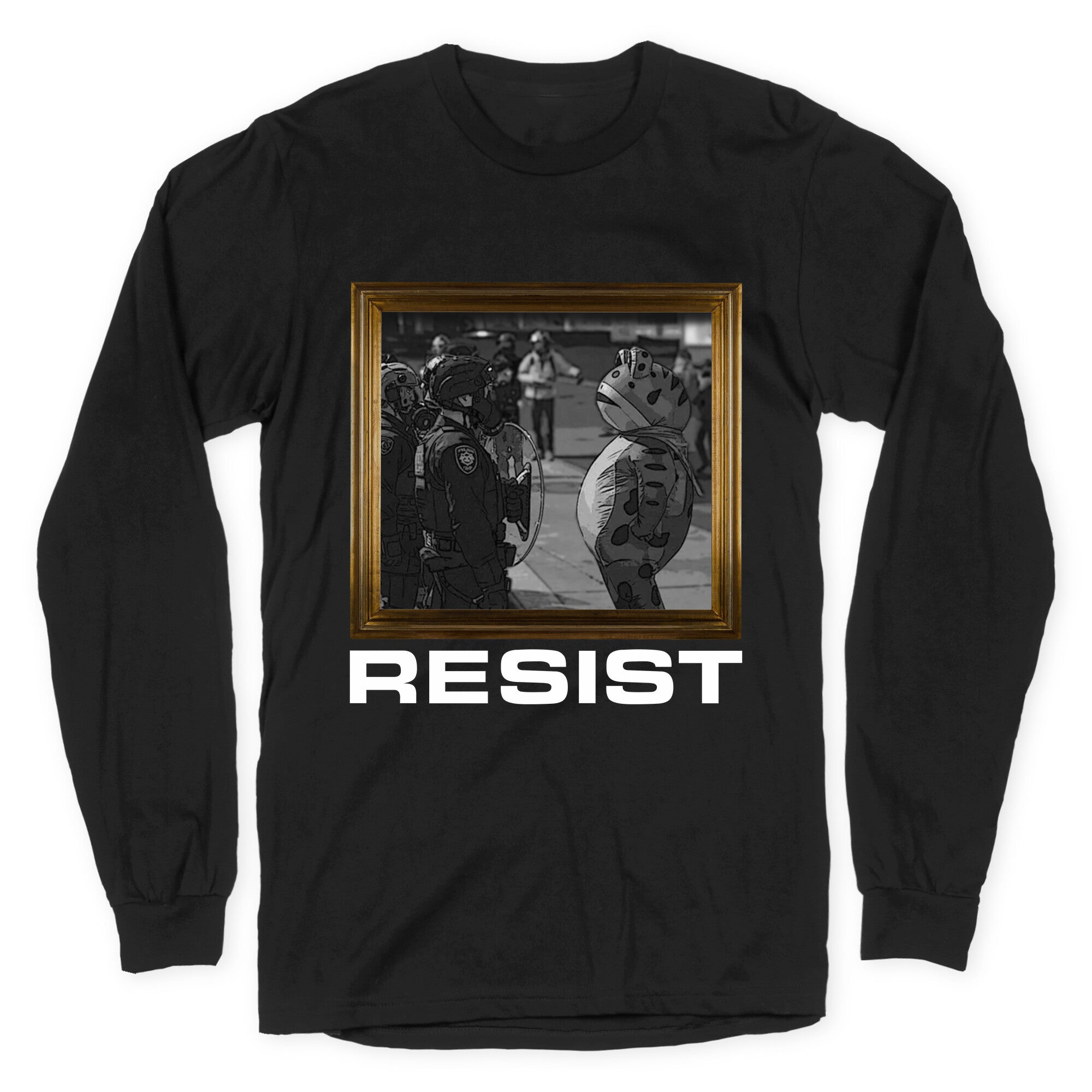 Portland Protest Frog - Adult & Kids T-Shirts, Sweatshirts & Hoodies apparel design preview 1