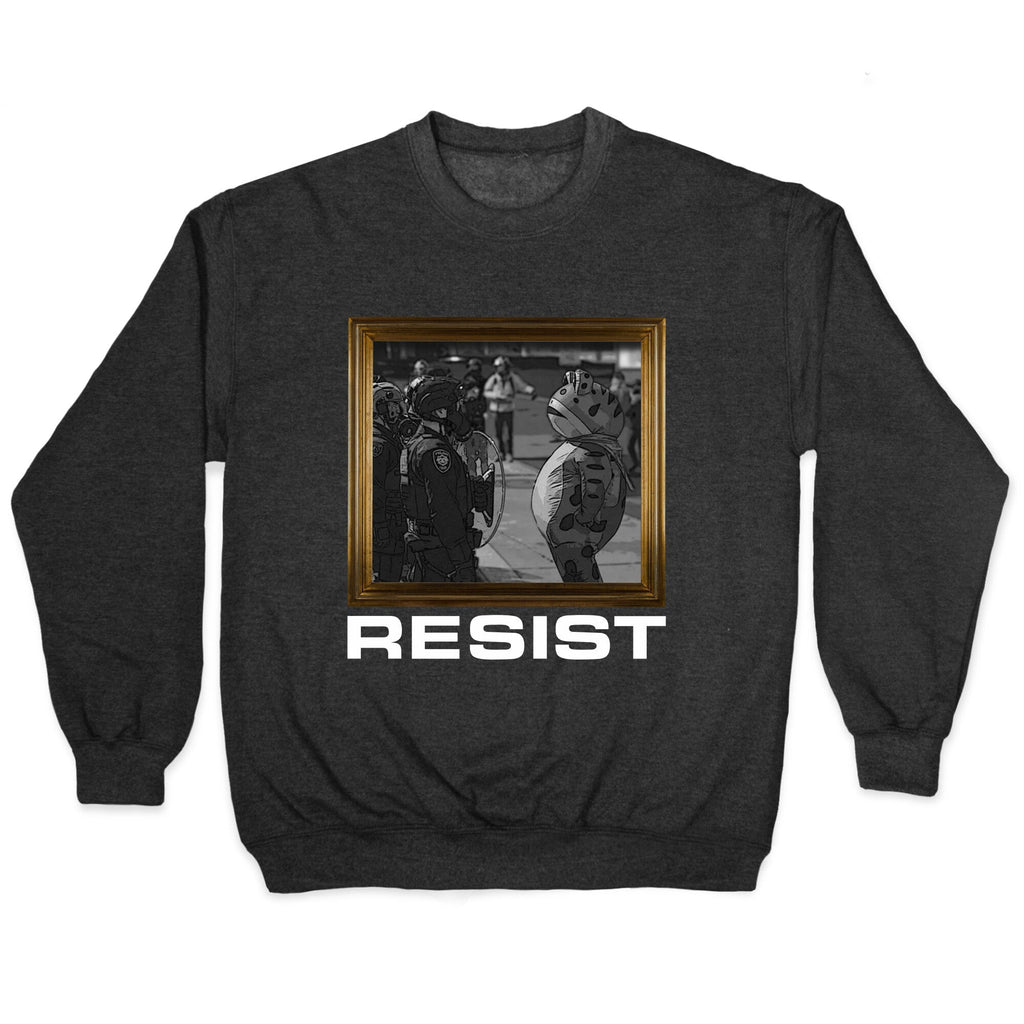 Portland Protest Frog Crewneck - Adult & Kids T-Shirts, Sweatshirts & Hoodies apparel design preview 1