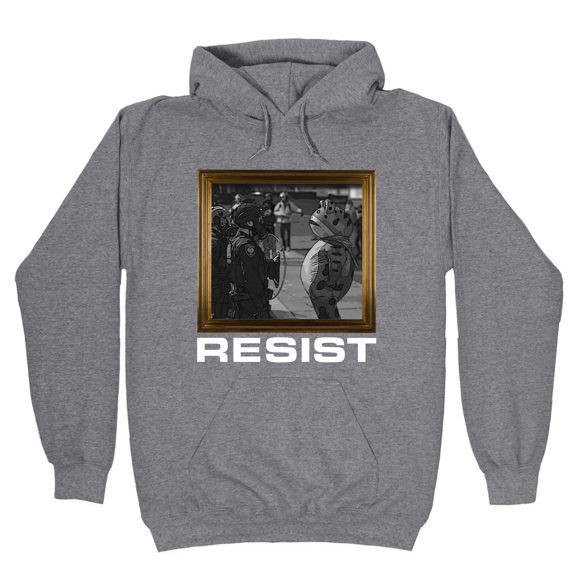 Portland Protest Frog - Adult & Kids T-Shirts, Sweatshirts & Hoodies apparel design preview 1