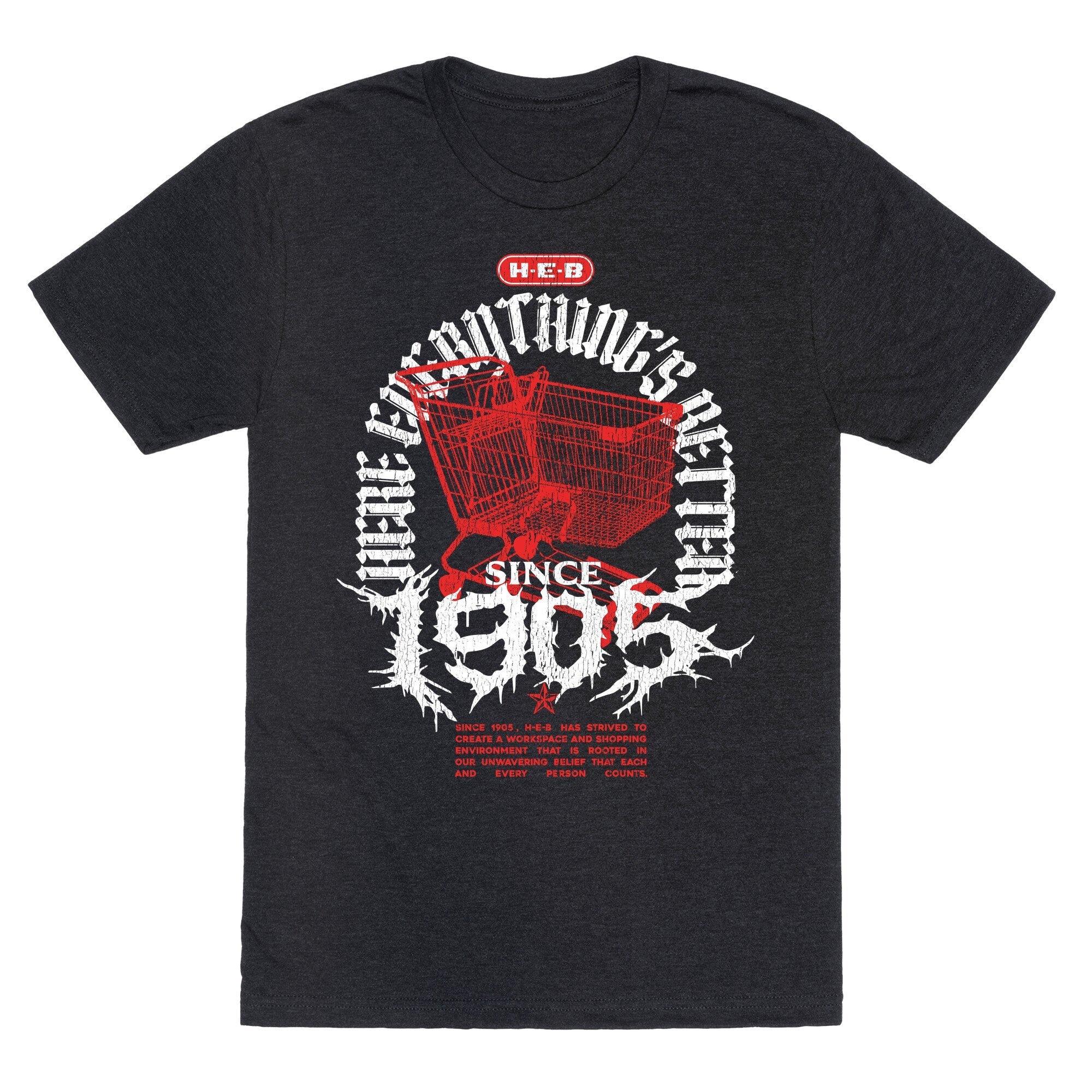 H-E-B Metal Unisex Triblend - Adult & Kids T-Shirts, Sweatshirts & Hoodies apparel design preview 1
