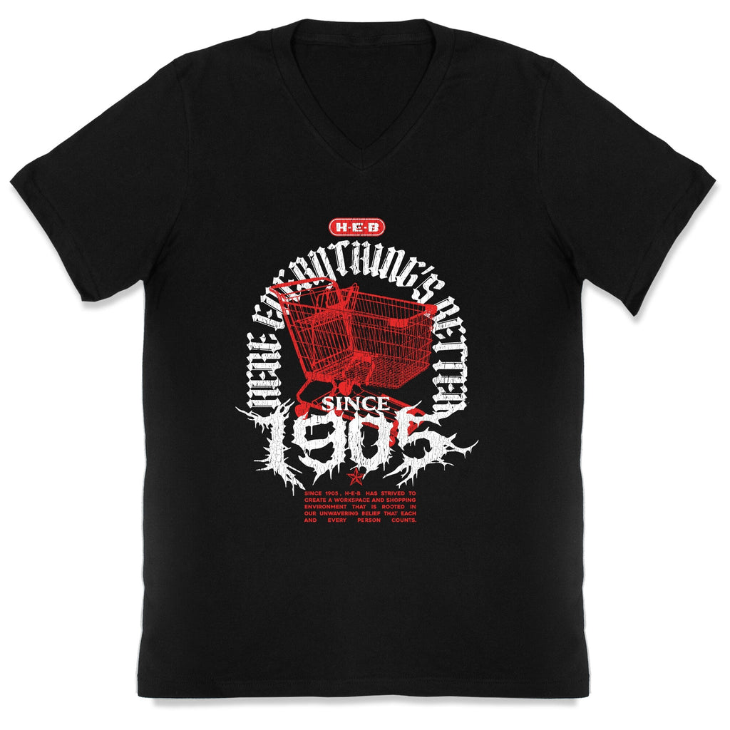 H-E-B Metal V-Neck - Adult & Kids T-Shirts, Sweatshirts & Hoodies apparel design preview 1