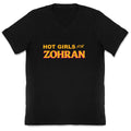 Hot Girls for Zohran V-Neck - Adult & Kids T-Shirts, Sweatshirts & Hoodies apparel design preview 1