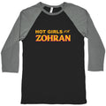 Hot Girls for Zohran Baseball - Adult & Kids T-Shirts, Sweatshirts & Hoodies apparel design preview 1
