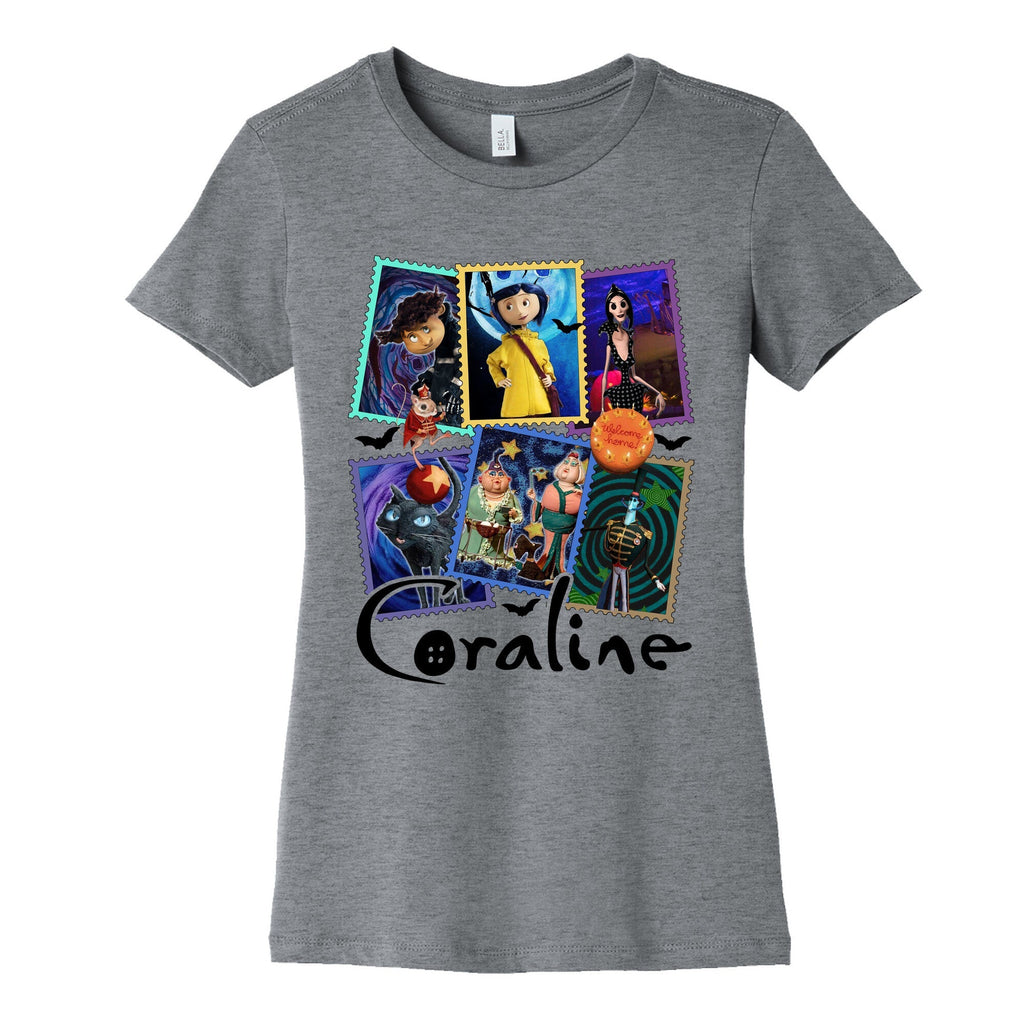 Coraline Womens Cotton - Adult & Kids T-Shirts, Sweatshirts & Hoodies apparel design preview 1