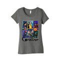 Coraline Womens Triblend - Adult & Kids T-Shirts, Sweatshirts & Hoodies apparel design preview 1