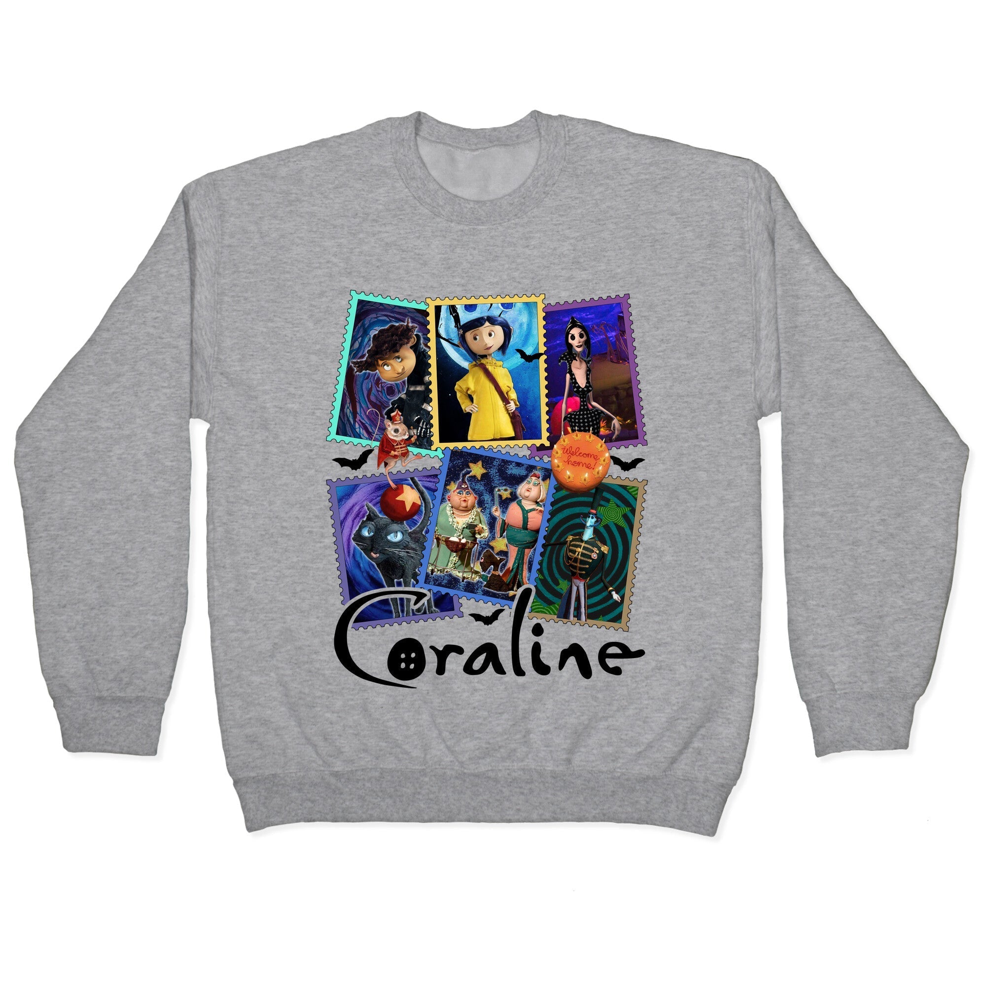 Coraline Crewneck - Adult & Kids T-Shirts, Sweatshirts & Hoodies apparel design preview 1