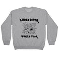 Loded Diper World Tour Crewneck - Adult & Kids T-Shirts, Sweatshirts & Hoodies apparel design preview 1