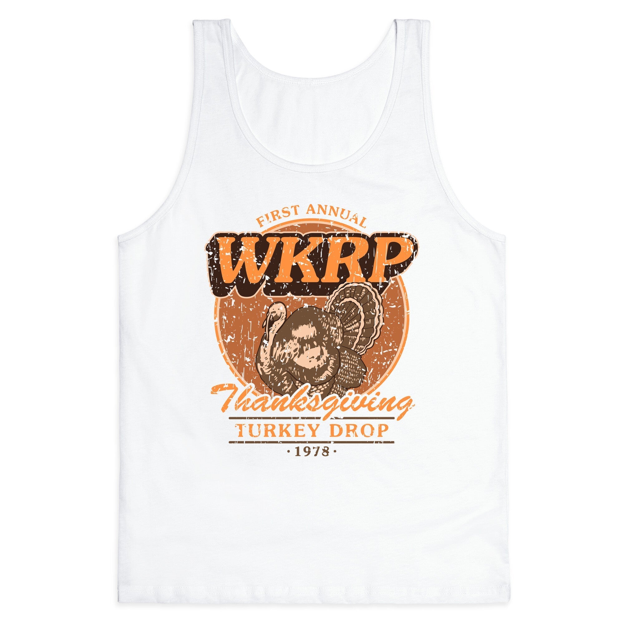 Turkey Drop Tank Top - Adult & Kids T-Shirts, Sweatshirts & Hoodies apparel design preview 1