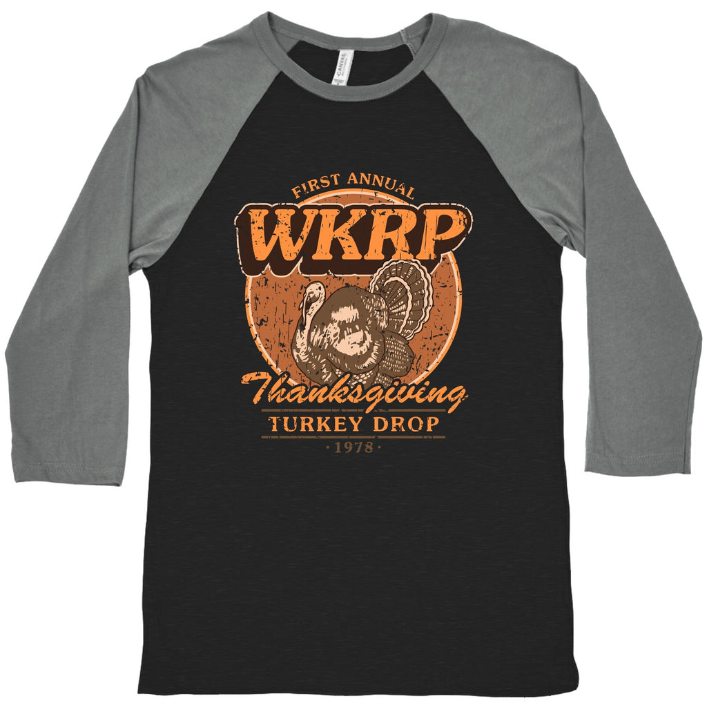 Turkey Drop Baseball - Adult & Kids T-Shirts, Sweatshirts & Hoodies apparel design preview 1