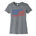 Democracy Has No Kings Womens Cotton - Adult & Kids T-Shirts, Sweatshirts & Hoodies apparel design preview 1